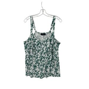 Lane Bryant Babydoll Top Camisole Womens Sz 18 20 Flowy Y2K Stretchy Cottagecore